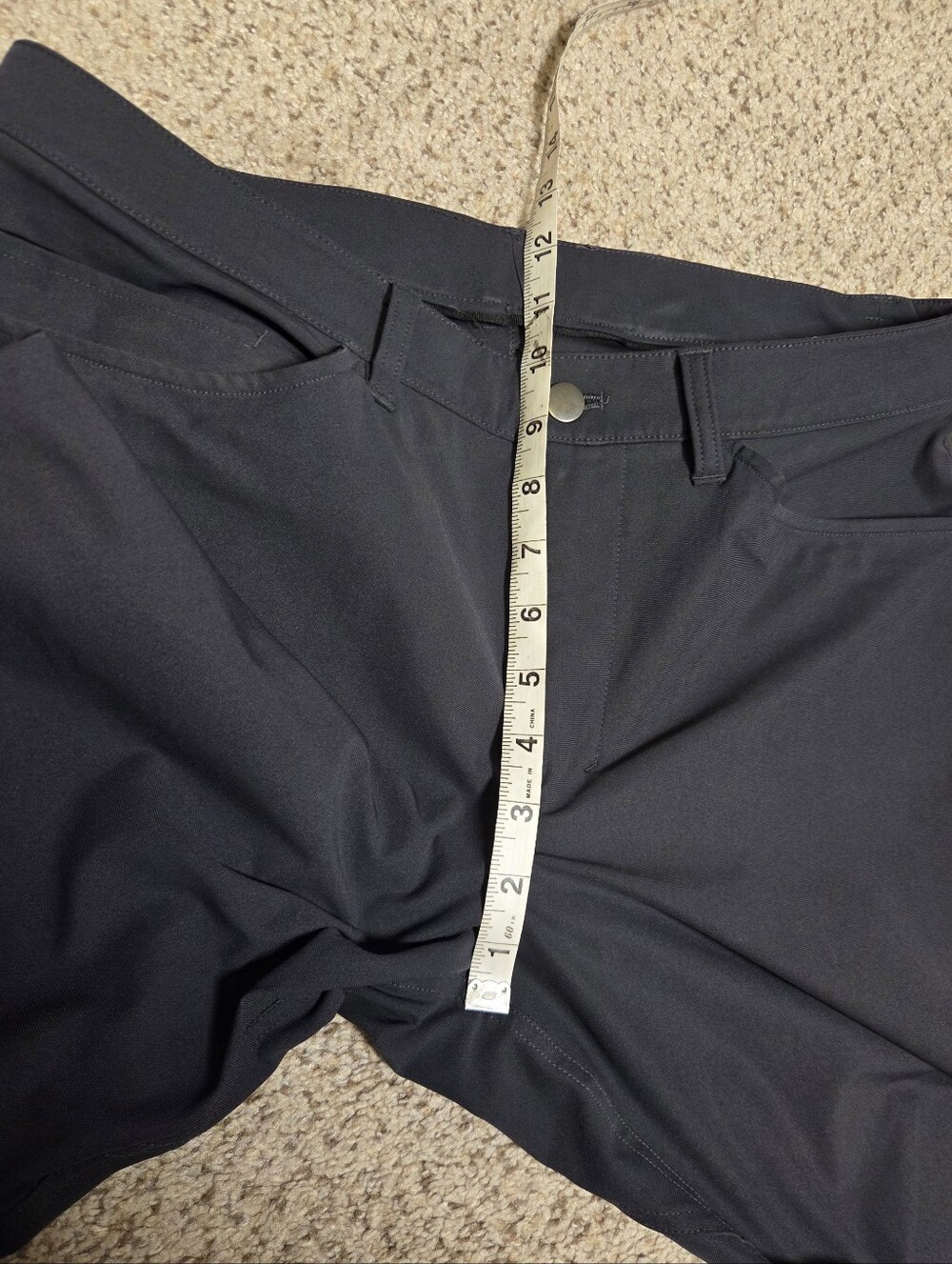 Lululemon ABC Pant Classic Warpstreme Men's Trouser Jeans Pockets 33 X 30 Gray - Picture 7 of 11